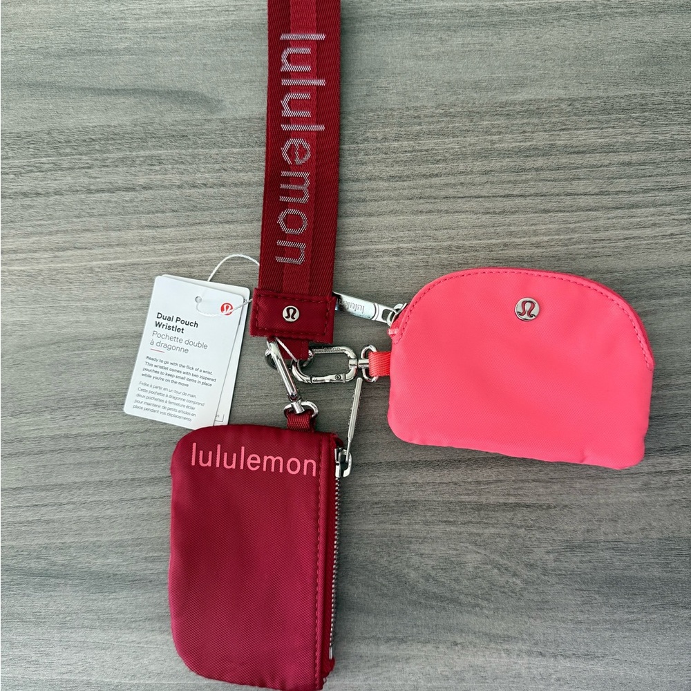 Lululemon dual pouch wristlet